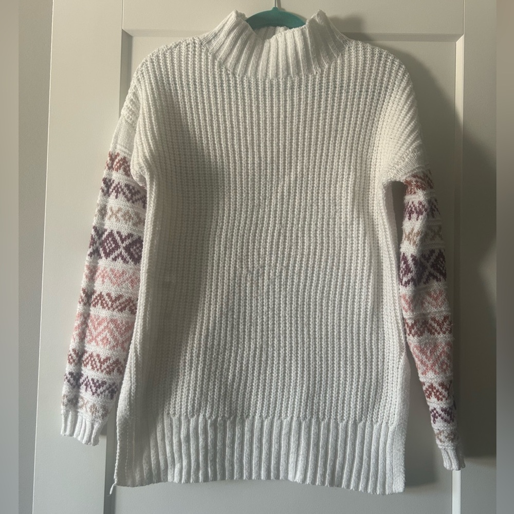 Mock neck sweater